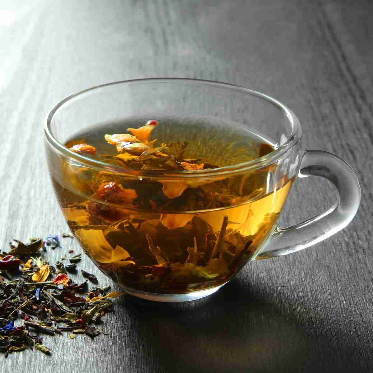 Warm chamomile herbal tea encouraging evening nervous system relaxation